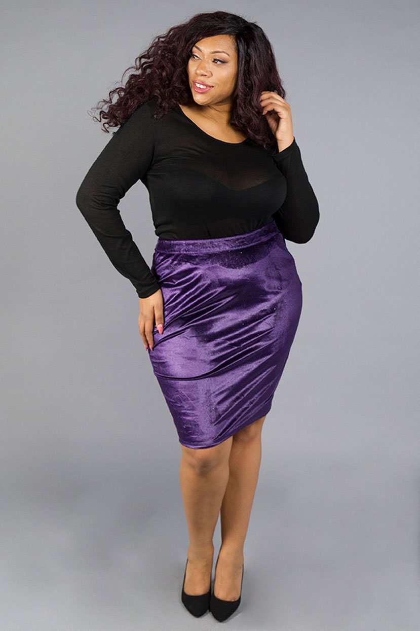 Buy Purple Skirts for Women by Ketch Online | Ajio.com